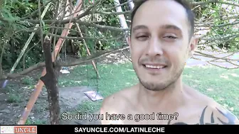 Latino Boys Relaxing And Fucking By The Pool