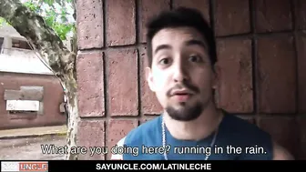 Latino Boy Barebacked On A Rainy Day