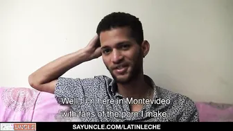 Hung Latino Sucks Big Uncut Dick For Cash