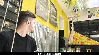 LatinLeche - Cute Boy Blows A Handsome Stranger At The Gay Bar