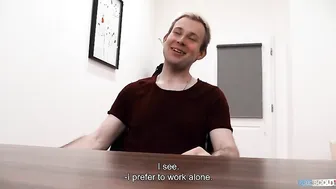 BigStr - Shy & Introverted Dude Can't Say No To A Good Job Even If He Has To Get Fucked In The Ass