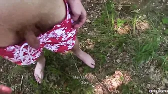 CZECH HUNTER 443 - Super Skinny Rides A Big Cock In The Forest
