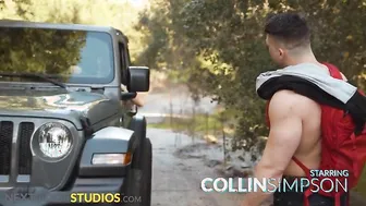 NextDoorStudios - Justin Matthews Pounds Ripped & Shirtless Hitchhiker