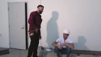Sexy Hunk Construction Worker Drills Twink On Site - Kyle Brant, Alpha Wolfe - NextDoorRaw