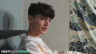 NextDoorTwink - College Twink Joins In Hot Rommie's Fuckfest