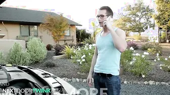 Twink Fucked By Hunk Mechanic - Markie More, Jackson Cooper - NextDoorTwink