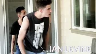 Next Door Twink Peeping Twinks Invited Into Threesome