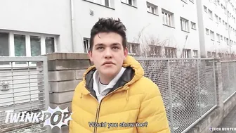 Twink Pop - The Street Is Busy But He Still Manages To Find A Handsome Dude Named Kevin To Fuck