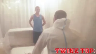 TwinkTop - Stranger orders dad Bishop Angus to take younger dick bare
