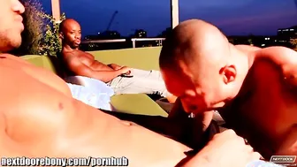 Hot Men Fucking Their Brains Out in a Threesome