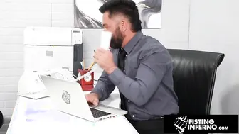 Potential Employee Fisted By Boss - Dominic Pacifico, Archer Croft - FistingInferno