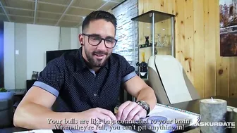 Maskurbate Naught Prof. Watches Str8 Student Jerk Off!