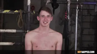 Twink sub Taylor Mason bound by dominant Ashton Bradley