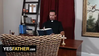 Nervous Church Twink Makes Sinful Confession But The Big Dick Catholic Priest Wants To Pound His Ass
