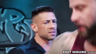 HotHouse Cop Caught Hunky Troublemaker And Fucks Him