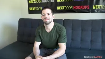 NextDoorCasting - Julian Brady's First Time Bottom!