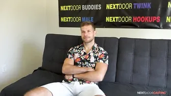 NextDoorCasting - Straight Guy's First Gay Blowjob & Anal