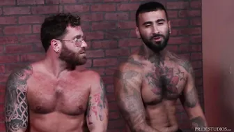 Bearback - Tatted Bears Riley Mitchell & Rikk York Fuck Raw