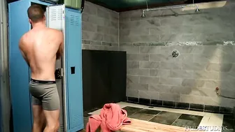 MenOver30 After Workout Shower goes Anal
