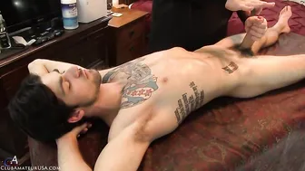Leeroy's body showed the direct prostate stimulation was working