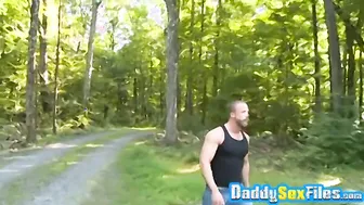 Outdoor 3way anal sex with Guy Richter and Fabio Stallone