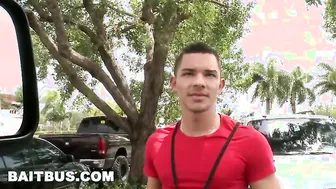 BAIT BUS - Straight Bait Ethan Slade Slides His Dick Into Logan Ryder