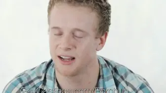 GayCastings - Jock Zachary Perry fucked on film for the first time