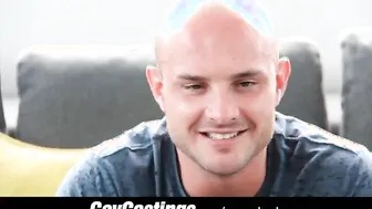 GayCastings thick dick fucks leather SF otter on casting couch