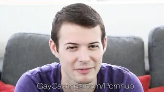 GayCastings - Jock with pierced nipples fucked hard on casting couch