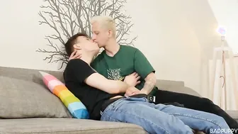 It's not long before Tom Bacan climbs on top and begins riding up & down on Tom Connor's thick cock