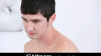 GayRoom Horny roommate gives a sneaky wake and fuck