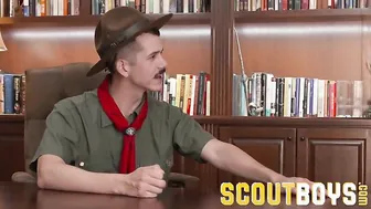 Hung ruthless Scoutmaster seduces and raw fucks Boy Scout