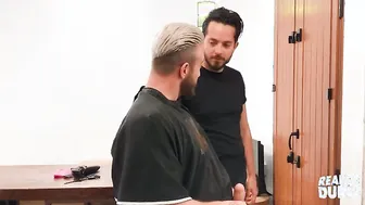 Reality Dudes - Aitor Fornik Tries To Give A Trim To Manuel Scalco But His Dick Needs More Attention