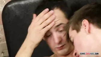 Hung European gays Luke Desmond and Jeremy Chris suck dicks