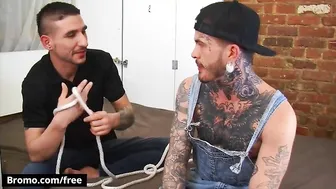 Bromo - Stud Fly Tatem Knows Dick Deamon Was A Boy Scout So He Asks Him To Show Him The Ropes