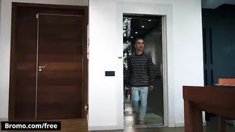 BROMO - Cute Twink Takes A Raw Big Cock By A Straight Police Officer