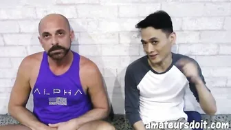 Aggressive Top Loves To Fuck Asians Especially From Behind And Make Them Moan And Cum