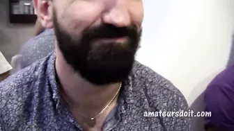 Hairy Amateur Threesome