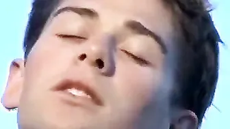 Horny cigar smoking deviant Shane Allen masturbates solo