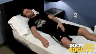 Hung Tyler Andrews Masturbates Solo