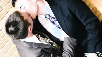 Young Jocks Raw Breeding After Blowjob