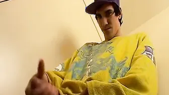 Long strong dick Cherokee cock playing until own jizz bursts