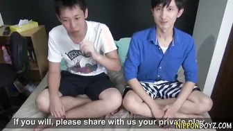 Japanese teen cock tugged