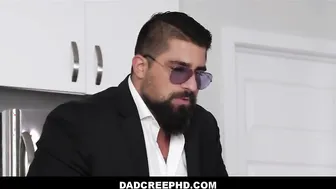 DadCreep - Young Blonde Twink Stepson Adrian Hill Fucked By Hot Muscle Bear Stepdad Ryan Bones
