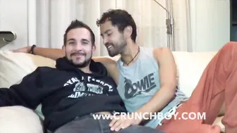 twink fucke bareback and creampied in my sofa