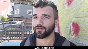 Sizzling Bareback Double Penetration For A Sexy Latino Stud