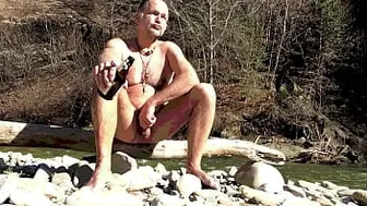 beach bum with beer - nudist compilation