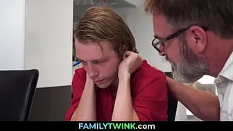 FamilyTwink.com ⏩ Nervous Boy Corrupted by his Muscular Step Father | Skylar Hill, Kristofer Weston