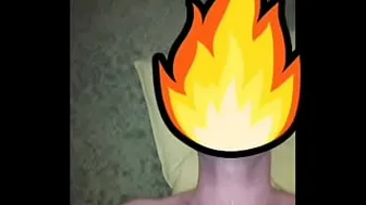I cum on a friend's face