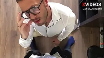 Gay blowjobs and anal in the office Massive facials Full movie